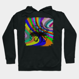 Octoship on Crazybow Hoodie